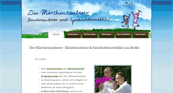 Desktop Screenshot of maerchenzauberer.de